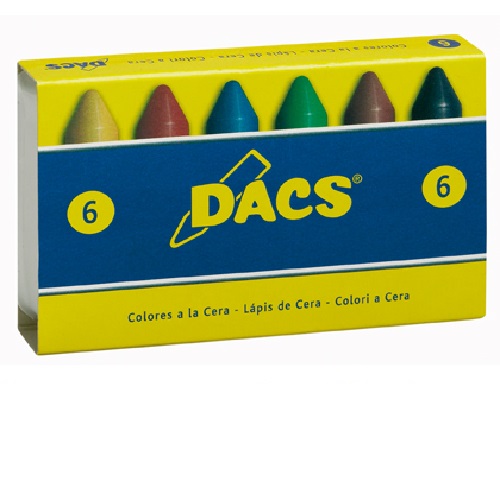 Lápis de cera, 6 lápis