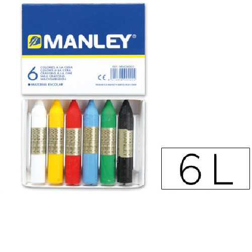 Lápis de cera, 6 lápis