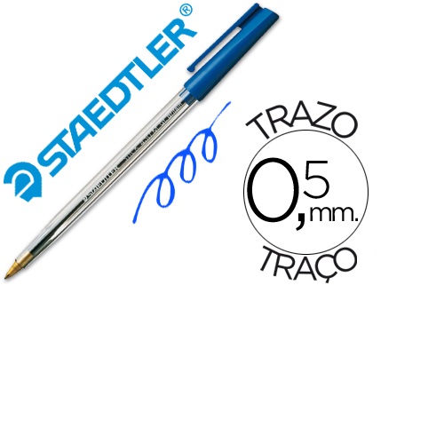 Esferográfica Stick, Azul