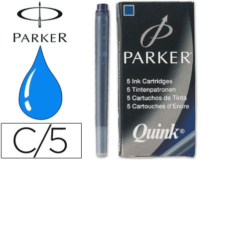 Tinta caneta Parker, Azul Permanente