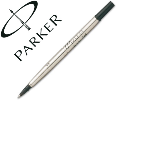 Recargas marcador roller Parker, 0,5 mm, Preto