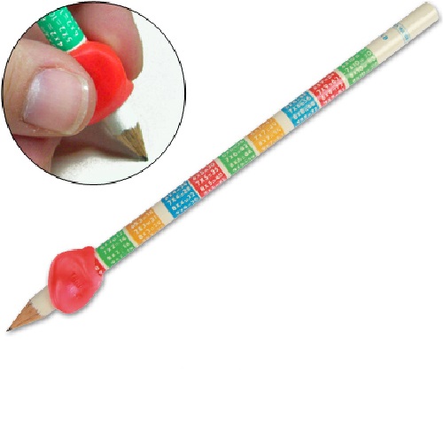 Lápis com adaptador de borracha