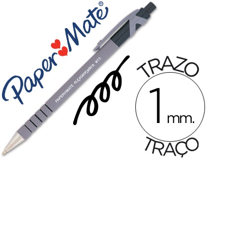 Esferográfica Flex Grip, Preto