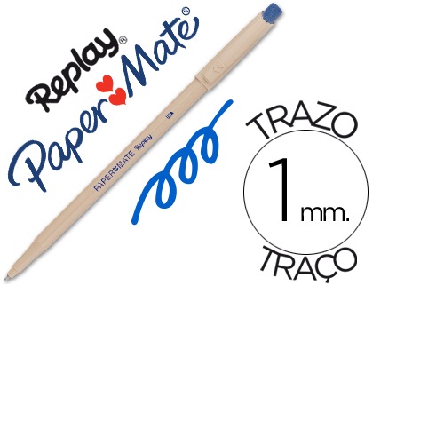 Esferográfica Replay III, Azul