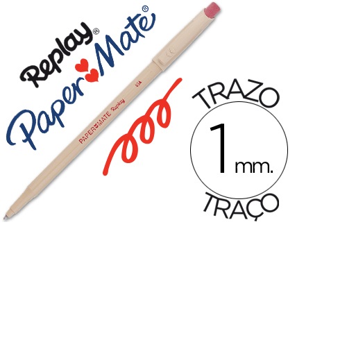 Esferográfica Replay III, Vermelho