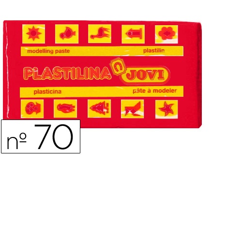 Plasticina pequena 50 gr. Vermelho