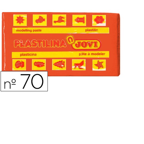 Plasticina pequena 50 gr. Laranja