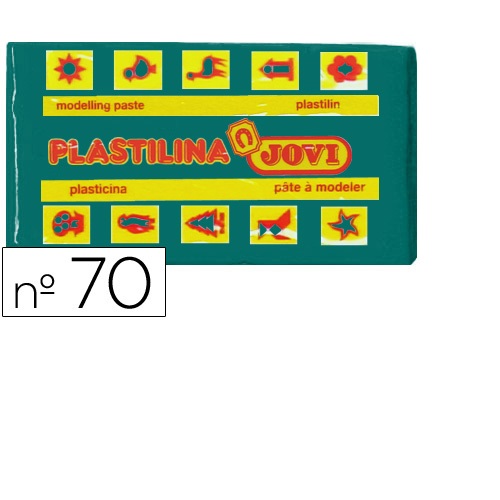 Plasticina pequena 50 gr. Verde escuro