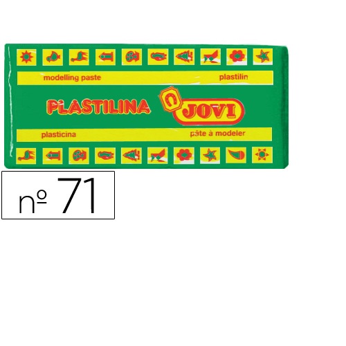 Plasticina média 150 gr. Verde claro