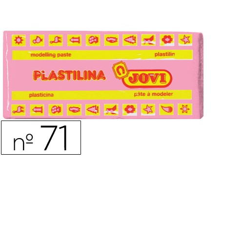 Plasticina média 150 gr. Rosa