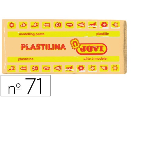 Plasticina média 150 gr. Carne