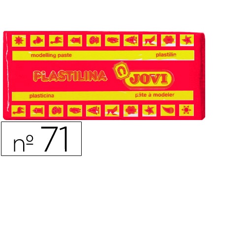 Plasticina média 150 gr. Rubí