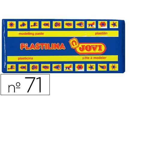 Plasticina média 150 gr. Azul escuro