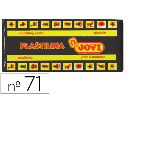 Plasticina média 150 gr. Preto