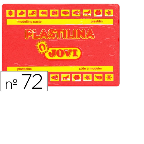Plasticina grande 350 gr. Vermelho