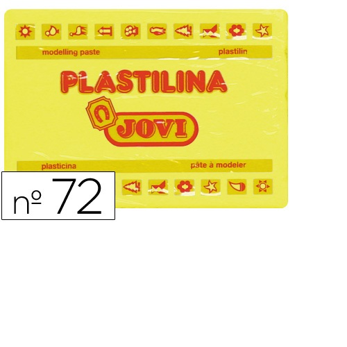 Plasticina grande 350 gr. Amarelo claro