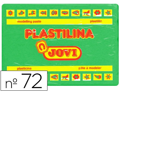 Plasticina grande 350 gr. Verde claro