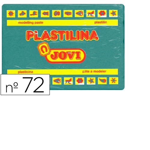Plasticina grande 350 gr. Verde escuro