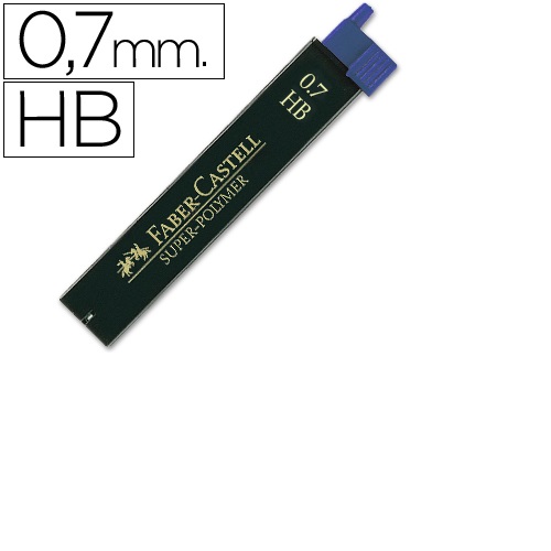 Minas para lapiseiras, HB 0,7 mm