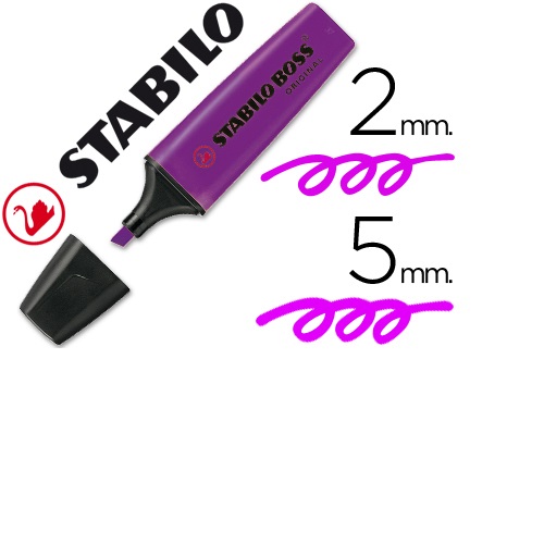 Marcador fluorescente Boss 70, Lavanda
