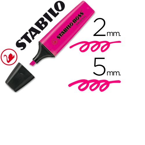 Marcador fluorescente Boss 70, Rosa