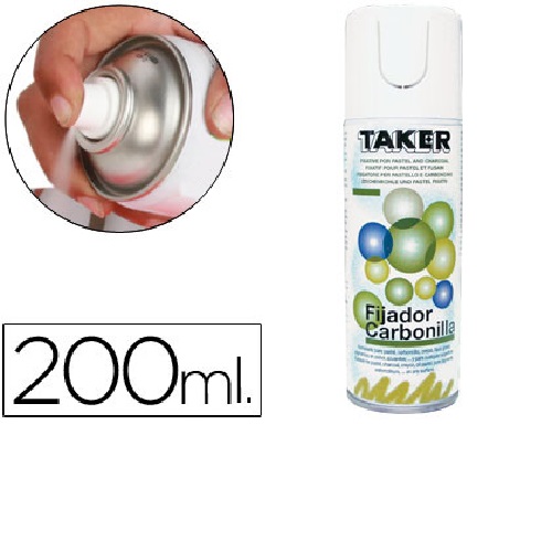 Spray fixador para carvão