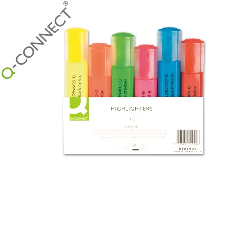 Marcador fluorescente, Bolsa de 4 unds sortidas