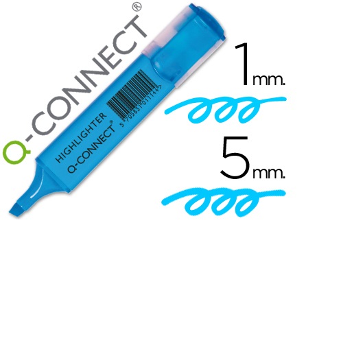 Marcador fluorescente, Azul