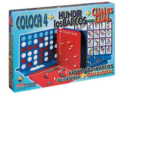 Quatro em linha + Quem é quem + batalha Naval