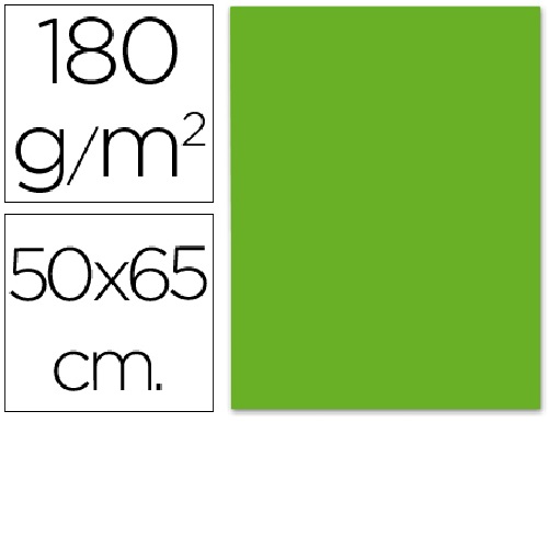 Cartolina 500 x 650 mm, Verde
