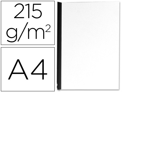 Capas de encadernação em cartão, Branco brilhante