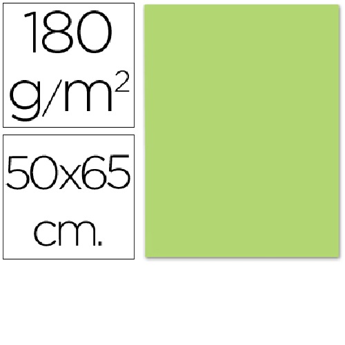 Cartolina 500 x 650 mm, Verde erva