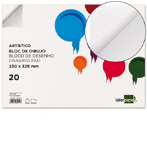 Bloco de desenho Artístico Colado