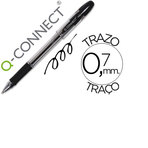 Esferográfica transparente, Preto