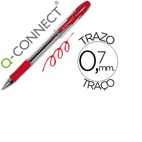 Esferográfica transparente, Vermelho
