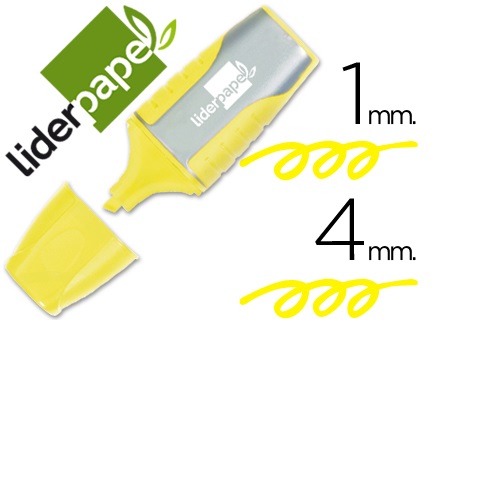 Marcador fluorescente mini, Amarelo