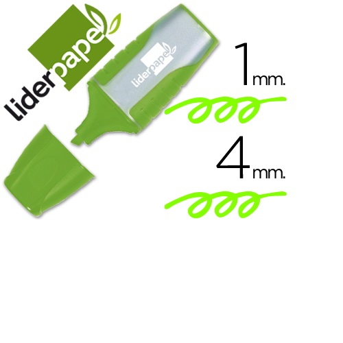 Marcador fluorescente mini, Verde