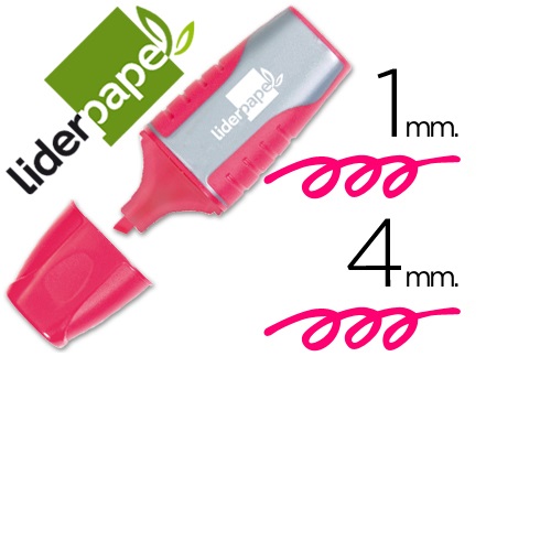 Marcador fluorescente mini, Rosa