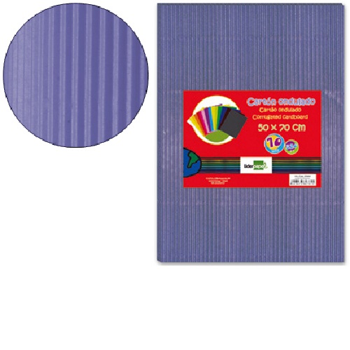 Cartão ondulado 50 x 70 cm, Violeta