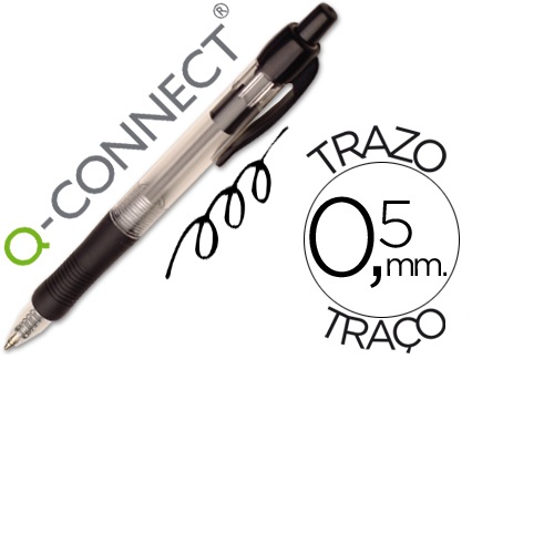 Esferográfica retrátil, Preto