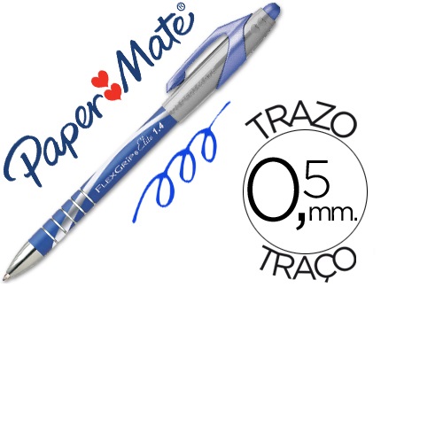 Esferográfica Flex Grip Elite, Azul