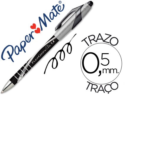 Esferográfica Flex Grip Elite, Preto