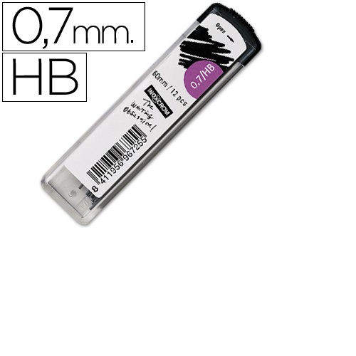 Minas para lapiseiras, 0,7 mm