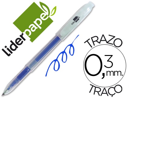 Esferográfica Super Gel, Azul