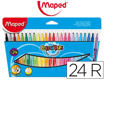 Marcadores Color'Peps, 24 marcadores