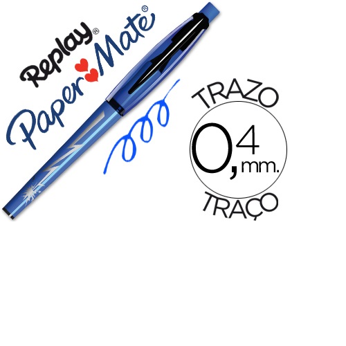 Esferográfica Replay Max, Azul