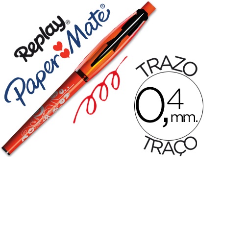Esferográfica Replay Max, Vermelho
