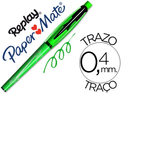Esferográfica Replay Max, Verde