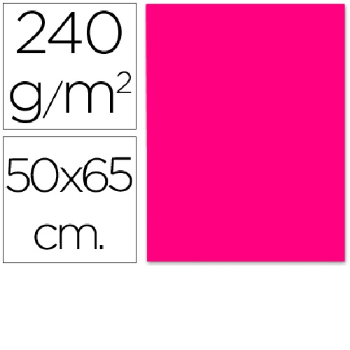 Cartolina 500 x 650 mm, Fucsia