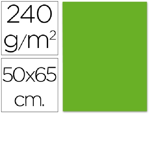 Cartolina 500 x 650 mm, Verde